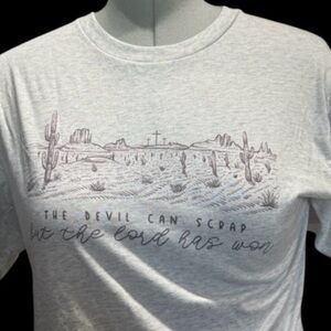 NWT- Christian Soft Graphic Tee- Local TX Small Shop- Large